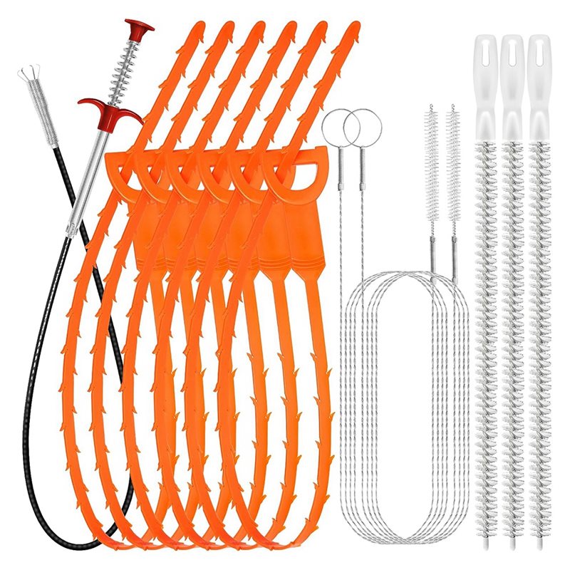 Drain Snake Flexible - ABNL Voor badkuip, toilet, gootsteen, riool,