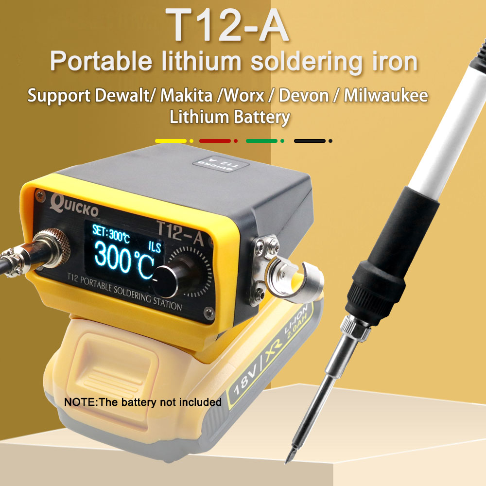 Milwaukee Drill M12 Fuel - Stm32 V3 T12-A Accu Soldeerstation Soldeerijzer