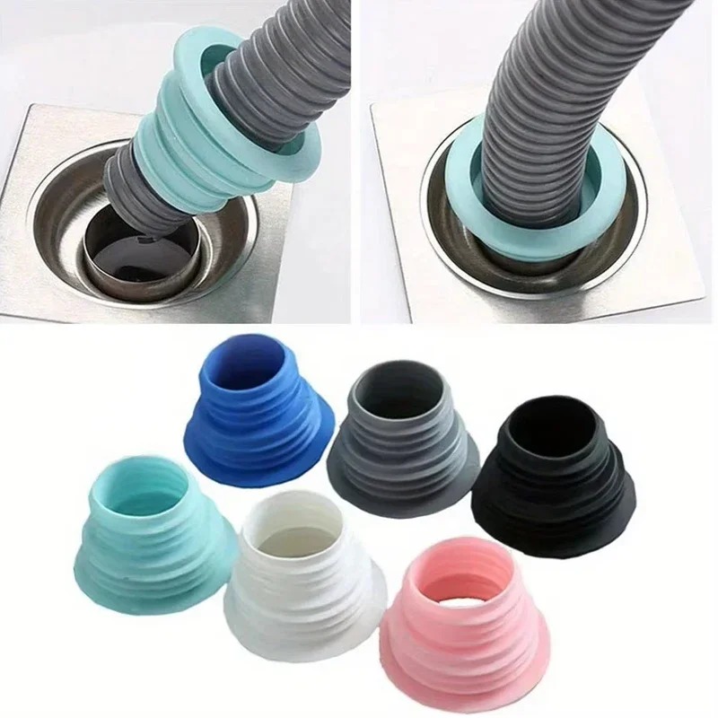 Drain Pipe Clip - Deodorant afvoerafdichtingsring Waterdichte afdichtingsplug Anti-geurstopper voor