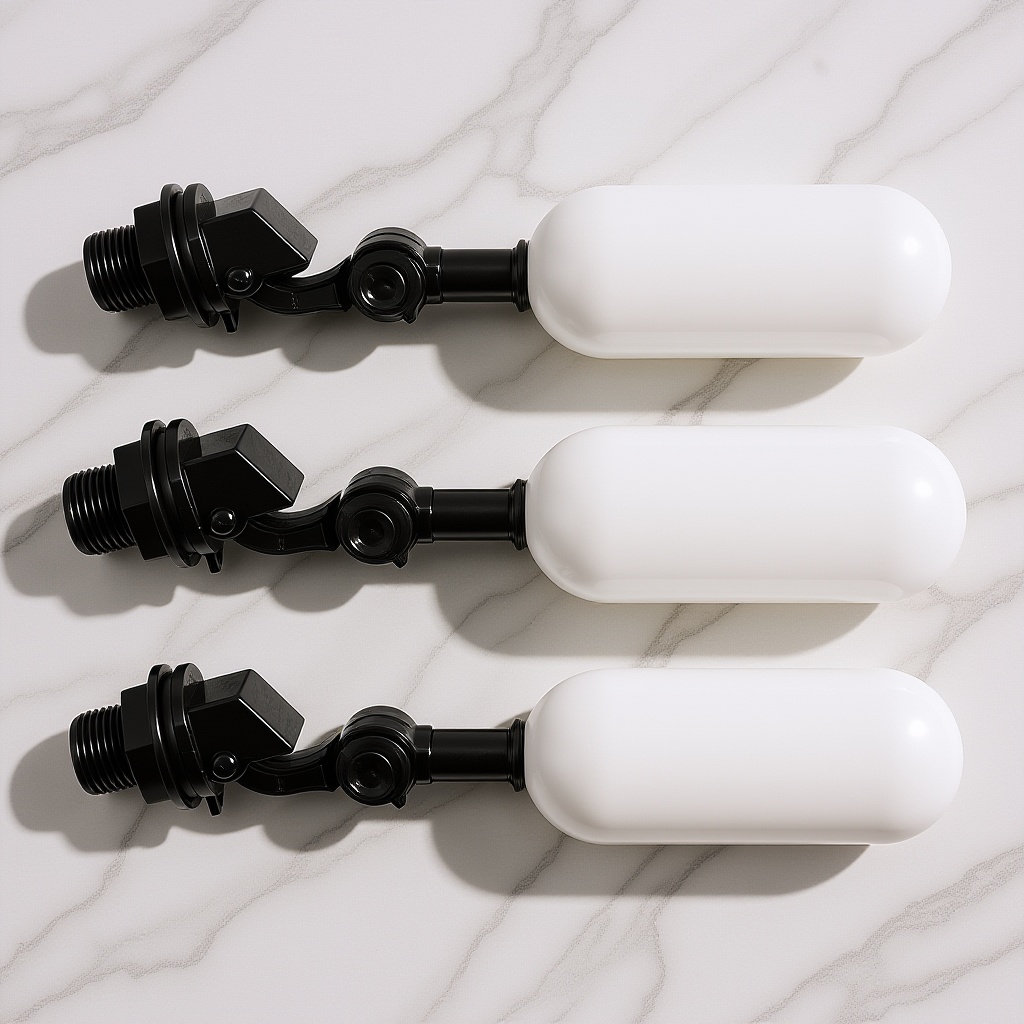 Float Ball Valve - Automatische afsluitende vlotterkogelklep, plastic vlotterschakelaar, 4-punts