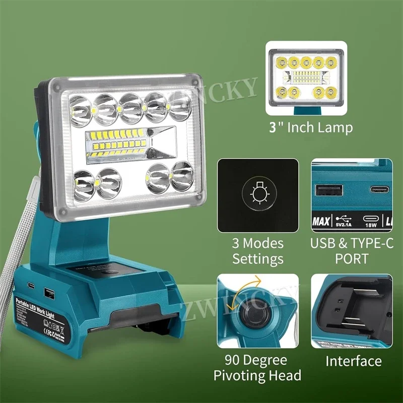 Draadloze werklamp LED-zaklamp - Black+Decker Tool Cordless recensie en prijs