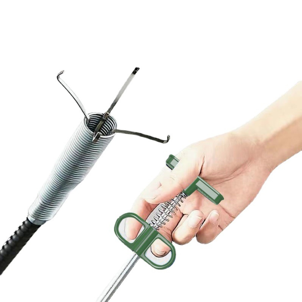 Groene afvoerontstopper met kl - Drain Snake Flexible recensie en prijs